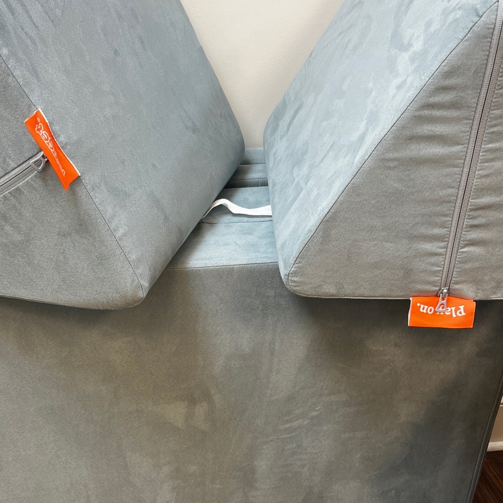 Nugget couch covers (covers only) in the color Surfside for all four pieces